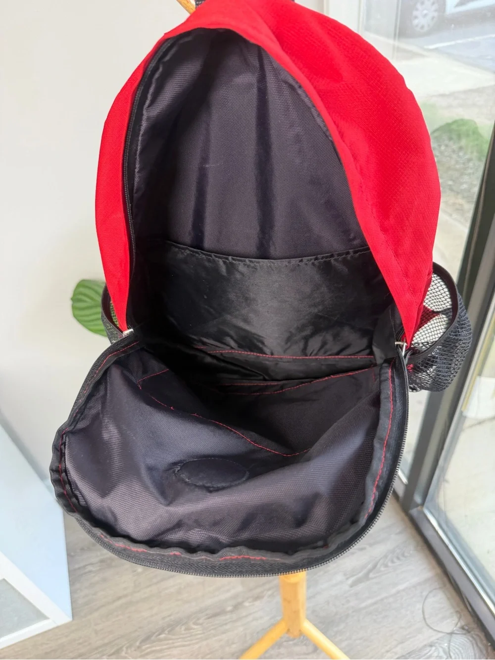 Kipling Red Daypack Backpack
